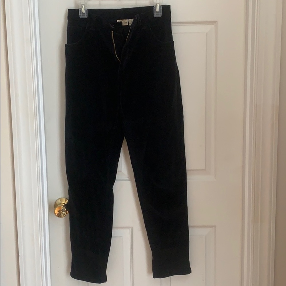 St Johns Bay black velvet pants